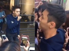<b>宠粉狂魔！陈伟霆冲进人群张开双手抱粉丝</b>